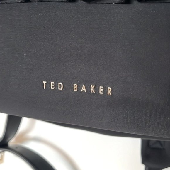 Ted BakerWomens Black Reese Ruffle Detail Zip Backpack main image 12